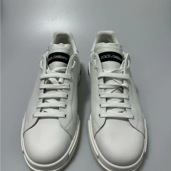 Dolce & Gabbana Portofino Logo Sneakers White Men’s UK 11/US 12